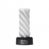 Белый 3D мастурбатор SPIRAL - Tenga - в Люберцах купить с доставкой