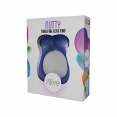 Синее эрекционное виброкольцо Nutty - Adrien Lastic - в Люберцах купить с доставкой