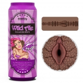 Коричневый мастурбатор-вагина Pleasure Brew Masturbator-Wild Ale в банке - Lovetoy - в Люберцах купить с доставкой