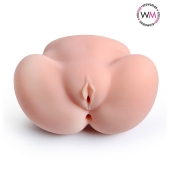 Реалистичный мастурбатор с двумя функциональными отверстиями - Erowoman-Eroman - в Люберцах купить с доставкой