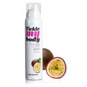 Массажная хрустящая пенка Tickle my body с ароматом маракуйи - 150 мл. - Love to Love - купить с доставкой в Люберцах