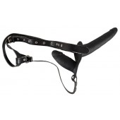 Женский страпон с вагинальной пробкой - 15 см. - Orion - купить с доставкой в Люберцах