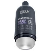 Мастурбатор в бутылке Shower Therapy Deep Cream - Pipedream - в Люберцах купить с доставкой