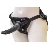 Комплект из трусиков Harness и двух насадок - 20,5 и 18 см. - LOVETOY (А-Полимер) - купить с доставкой в Люберцах