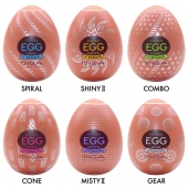 Набор из 6 мастурбаторов-яиц Tenga Egg Variety Pack V - Tenga - в Люберцах купить с доставкой