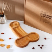 Деревянное блюдо для подачи в форме члена (32,5 х 20 х 1,7 см) - Сима-Ленд - купить с доставкой в Люберцах