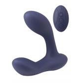 Синий массажер простаты с двумя моторами P-Bliss - Lola Games - в Люберцах купить с доставкой