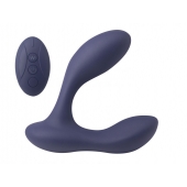 Синий массажер простаты с двумя моторами P-Bliss - Lola Games - в Люберцах купить с доставкой