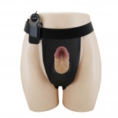 Полый вибрострапон на регулируемых трусиках Draven - 17,5 см. - Baile - купить с доставкой в Люберцах