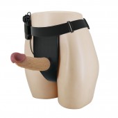 Полый вибрострапон на регулируемых трусиках Draven - 17,5 см. - Baile - купить с доставкой в Люберцах