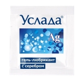 Гель-лубрикант «Услада с серебром» - 3 гр. - Биоритм - купить с доставкой в Люберцах