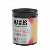 Анатомические презервативы MAXUS Sensual - 15 шт. - Maxus - купить с доставкой в Люберцах