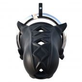 Черный замок верности Extreme Silicone Cock Blocker - Pipedream - купить с доставкой в Люберцах