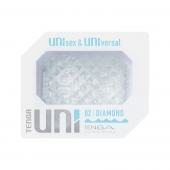 Прозрачный мастурбатор-стимулятор Tenga Uni Diamond - Tenga - в Люберцах купить с доставкой