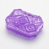Фиолетовый мастурбатор-стимулятор Tenga Uni Amethyst - Tenga - в Люберцах купить с доставкой