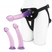 Тренировочный набор с тремя насадками Pegging Training Set - Lux Fetish - купить с доставкой в Люберцах