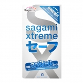 Презервативы Sagami Xtreme Ultrasafe с двойным количеством смазки - 10 шт. - Sagami - купить с доставкой в Люберцах