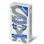 Презервативы Sagami Xtreme Ultrasafe с двойным количеством смазки - 10 шт. - Sagami - купить с доставкой в Люберцах