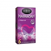Презервативы с рёбрышками Domino Harmony - 6 шт. - Domino - купить с доставкой в Люберцах