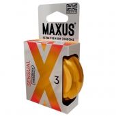 Презервативы анатомической формы Maxus Sensual - 3 шт. - Maxus - купить с доставкой в Люберцах