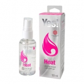Возбуждающая силиконовая вагинальная смазка Yes Heat - 50 мл. - Sitabella - купить с доставкой в Люберцах