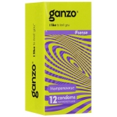 Тонкие презервативы для большей чувствительности Ganzo Sence - 12 шт. - Ganzo - купить с доставкой в Люберцах