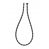 Черный уретральный массажер Glide Medium - 30 см. - Lola Games - купить с доставкой в Люберцах