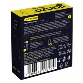 Ультратонкие презервативы Ganzo Ultra thin - 3 шт. - Ganzo - купить с доставкой в Люберцах