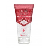 Интимный гель-смазка на водной основе Lubrimax Magic Strawberry - 75 мл. - ИнтелБИО - купить с доставкой в Люберцах