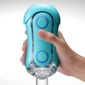 Голубой мастурбатор Tenga Flip ORB Ocean - Tenga - в Люберцах купить с доставкой