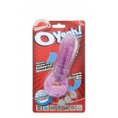 Фиолетовое эрекционное кольцо с вибрацией и пальчиком OYEAH PURPLE - Screaming O - в Люберцах купить с доставкой