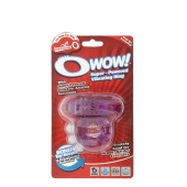 Фиолетовое эрекционное виброкольцо OWOW PURPLE - Screaming O - в Люберцах купить с доставкой