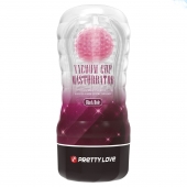 Прозрачный текстурированный мастурбатор Vacuum Cup Masturbator Black Hole - Baile - в Люберцах купить с доставкой