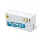 Увлажнённые презервативы Sagami Original 0.01 Extra Lub - 12 шт. - Sagami - купить с доставкой в Люберцах