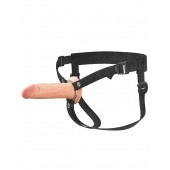 Полый страпон на ремнях 6’’ Hollow Silicone Strap-on - Pipedream - купить с доставкой в Люберцах