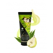Массажный крем для тела с ароматом груши и зелёного чая Pear   Exotic Green Tea - 200 мл. - Shunga - купить с доставкой в Люберцах