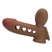 Насадка на пенис с эффектом расширения Tyronn - 16,1 см. - Baile - в Люберцах купить с доставкой