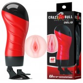 Мастурбатор-вагина Delia с вибрацией и присоской - Baile - в Люберцах купить с доставкой