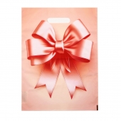 Пакет с принтом в виде банта с вырубной ручкой (30х40 см) - Сима-Ленд - купить с доставкой в Люберцах