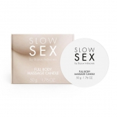 Массажная свеча для всего тела Slow Sex - 50 гр. - Bijoux Indiscrets - купить с доставкой в Люберцах
