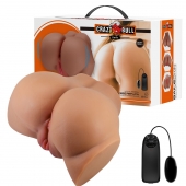 Карамельный мастурбатор-полуторс Emilia с вибрацией - Baile - в Люберцах купить с доставкой