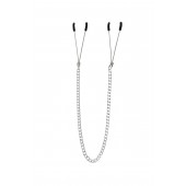 Зажимы на соски «Вилки» на цепочке - Pecado - купить с доставкой в Люберцах