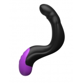 Черно-фиолетовый вибромассажёр простаты Hyper-Pulse P-Spot Massager - Pipedream - в Люберцах купить с доставкой