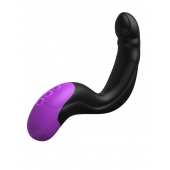 Черно-фиолетовый вибромассажёр простаты Hyper-Pulse P-Spot Massager - Pipedream - в Люберцах купить с доставкой