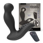 Черный вибромассажер простаты 3,5’’ Remote Control P-spot Massager - 12,5 см. - Erokay - в Люберцах купить с доставкой