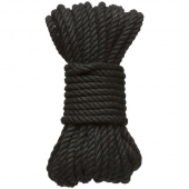 Черная верёвка для связывания и фиксации Bind Tie - 9,14 м. - Doc Johnson - купить с доставкой в Люберцах