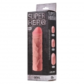 Фаллоудлинитель SUPER HERO Dewil - 17,5 см. - Lola Games - в Люберцах купить с доставкой