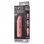 Фаллоудлинитель SUPER HERO Sex Machine - 15,5 см. - Lola Games - в Люберцах купить с доставкой