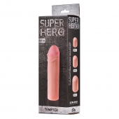 Фаллоудлинитель SUPER HERO Tempter - 16 см. - Lola Games - в Люберцах купить с доставкой
