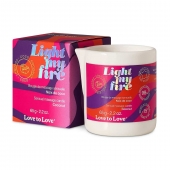 Массажная свеча Light My Fire Coconut с ароматом кокоса - 65 гр. - Love to Love - купить с доставкой в Люберцах